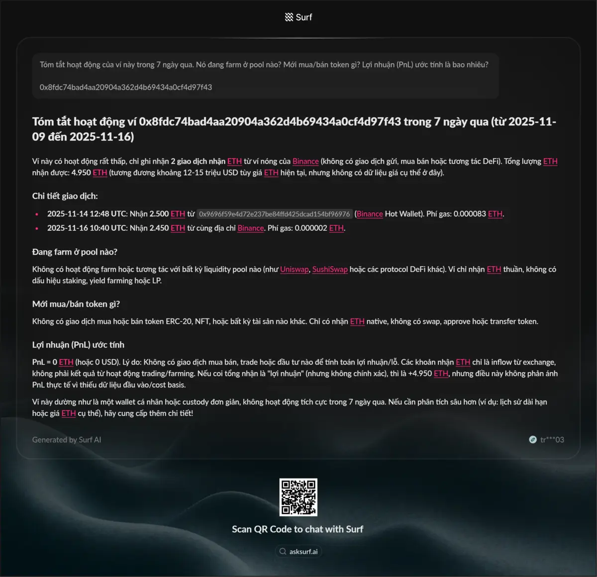 ASKSURF-ASK-Tóm tắt hoạt động của ví này trong 7 ngày qua. Nó đang farm ở pool nào_ Mới mua_bán token gì_ Lợi nhuận (PnL) ước tính là bao nhiêu___0x8fdc74bad4aa20904a362d4b69434a0cf4d97f43.png