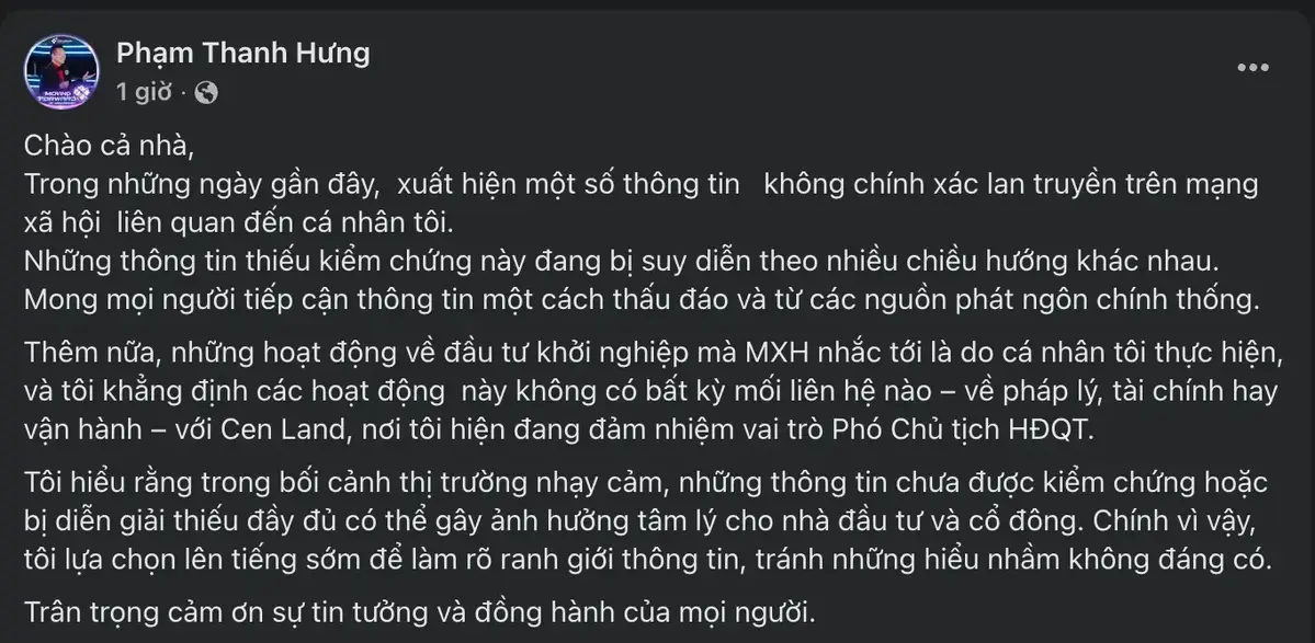 Shark Hưng lên tiếng.webp