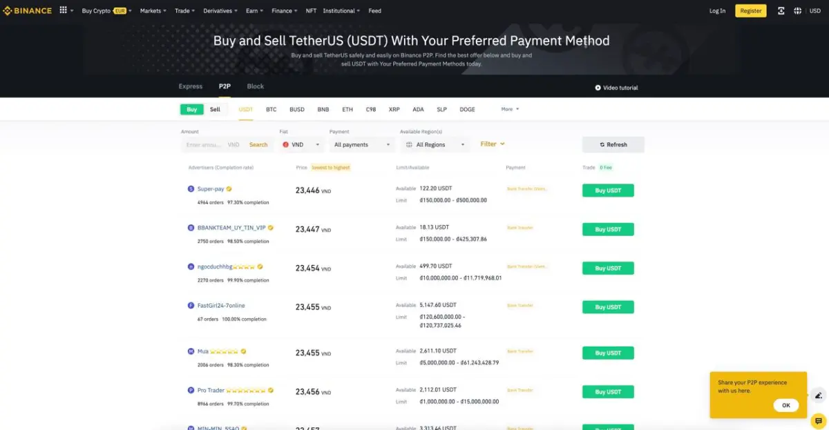 Binance P2p