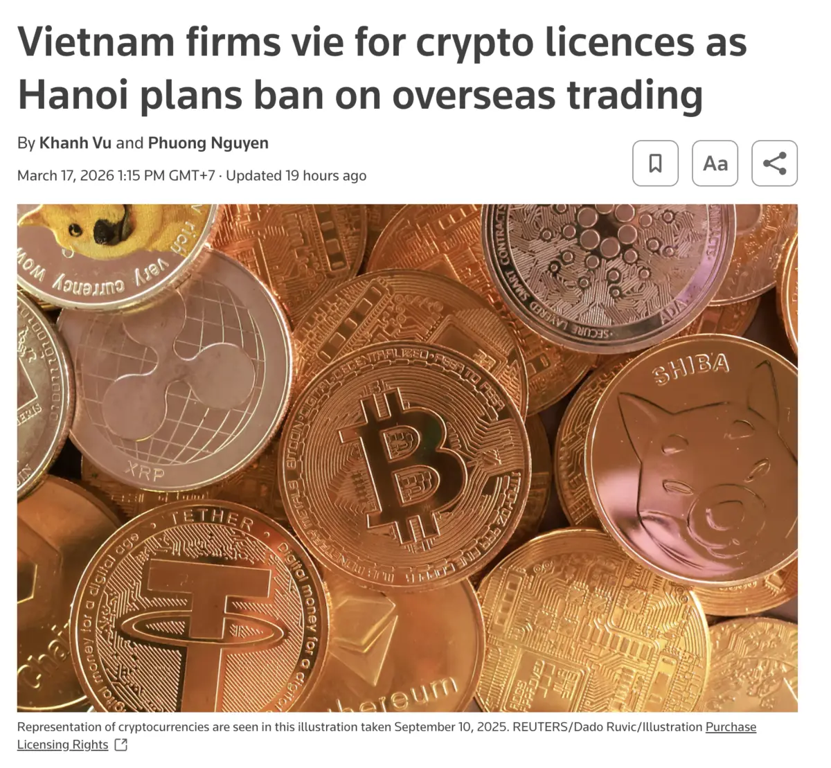 Reuters Việt Nam cấm sàn quốc tế.png