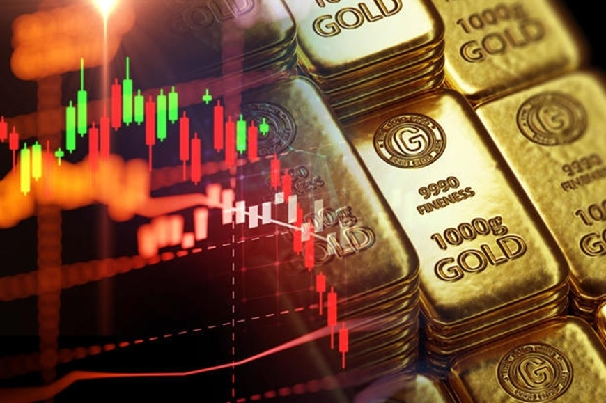 Giá vàng hạ nhiệt 6%. bước lùi kỹ thuật