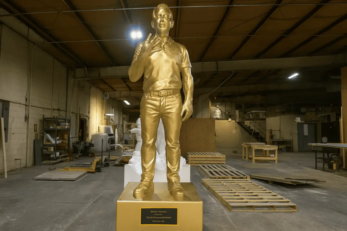 Sau Tổng thống Donald Trump, tới lượt CZ được tạc tượng vàng Ảnh-tượng-vàng-CZ