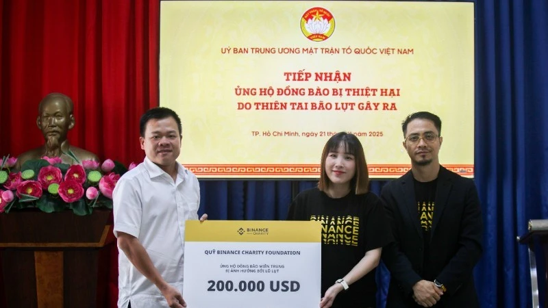 Binance-hỗ-trợ-đồng-bào-miền-Trung