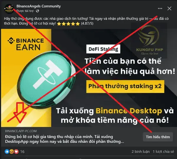 Cảnh báo: Nhà đầu tư mất trắng vì tải ứng dụng giả mạo Binance
