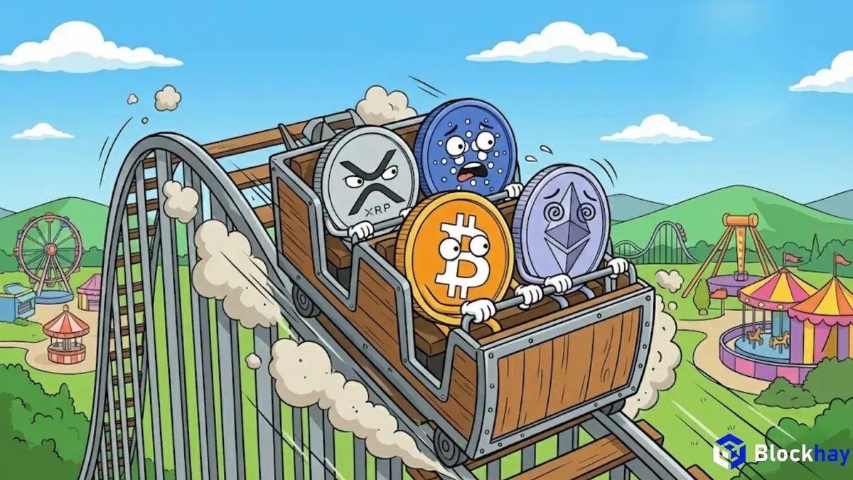 Vì sao Bitcoin, Ethereum, XRP và ADA đồng loạt điều chỉnh cuối năm?