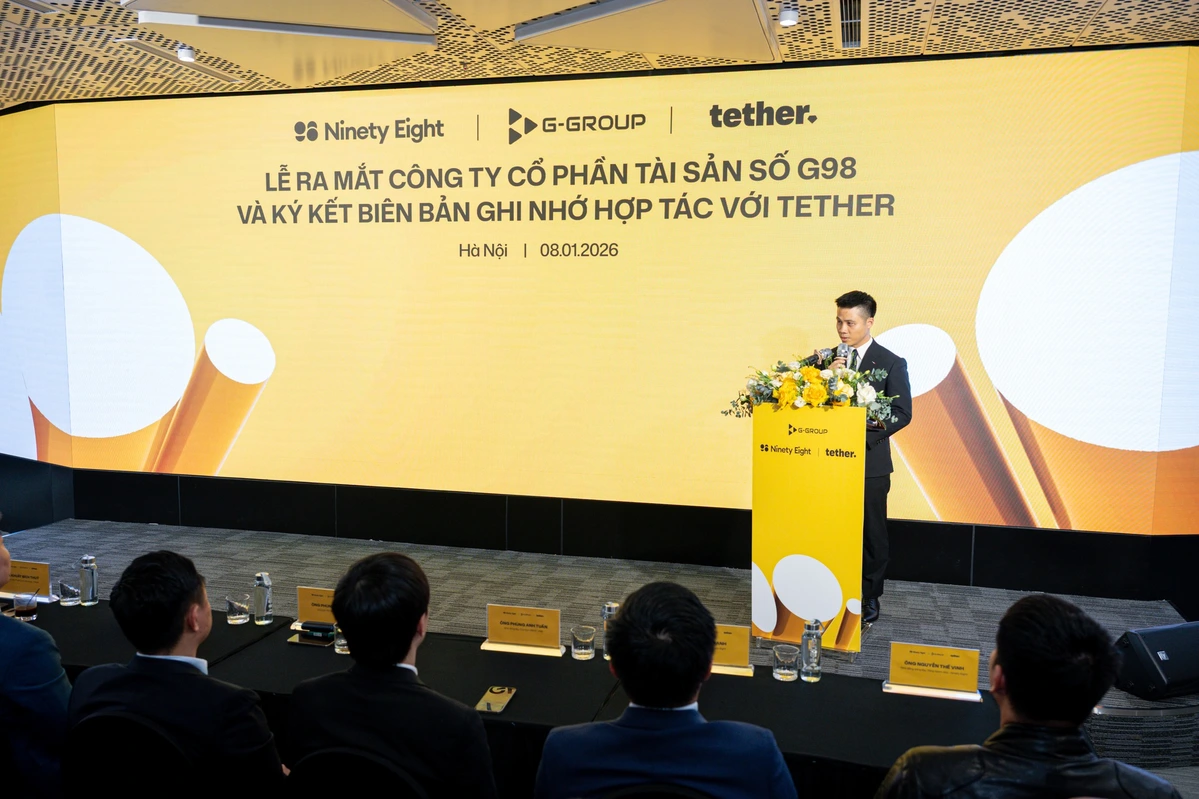 G-Group bắt tay Ninety Eight và Tether thành lập liên doanh tài sản số đầu tiên tại Việt Nam