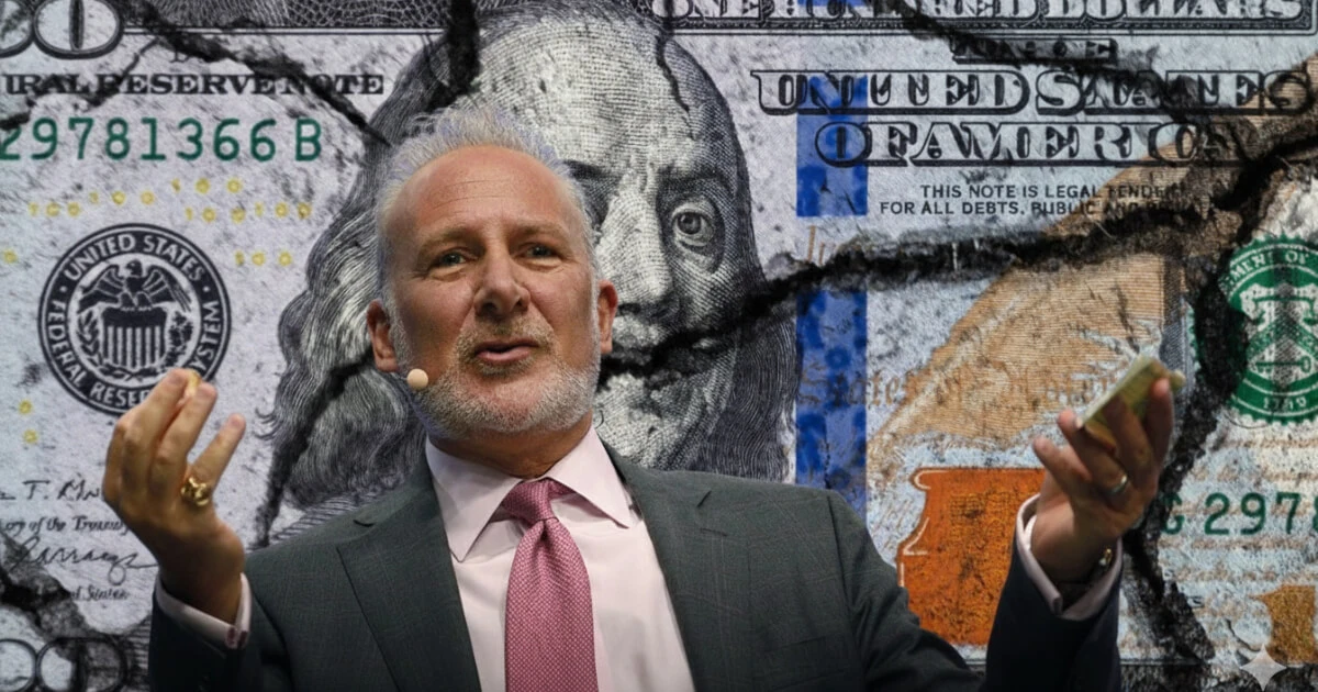 Peter Schiff cảnh báo USD bên bờ sụp đổ, khủng hoảng Mỹ có thể tệ hơn năm 2008