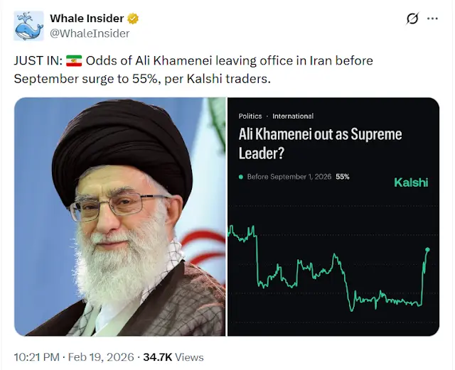 Lãnh-đạo-Iran-bị-đặt-cược-trên-Polymarket