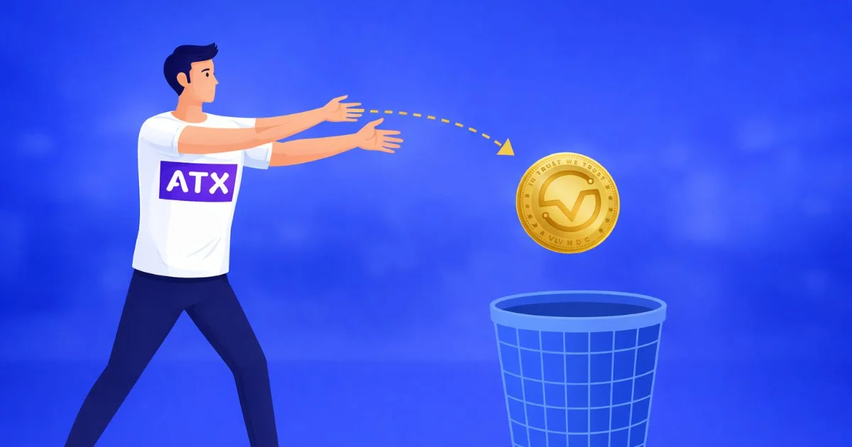Stablecoin VNDC của hệ sinh thái Onus chính thức bị huỷ niêm yết trên ATX